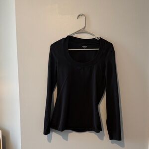 Express Classic Black Long Sleeve Top